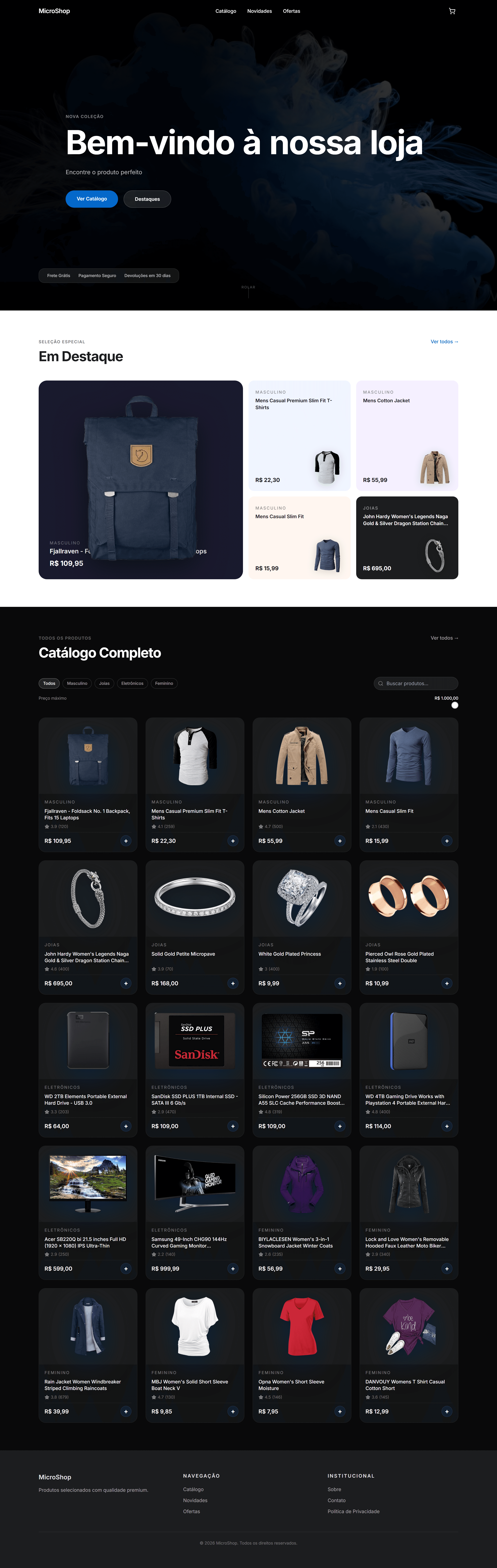 Preview de https://arksys-ecommerce.vercel.app