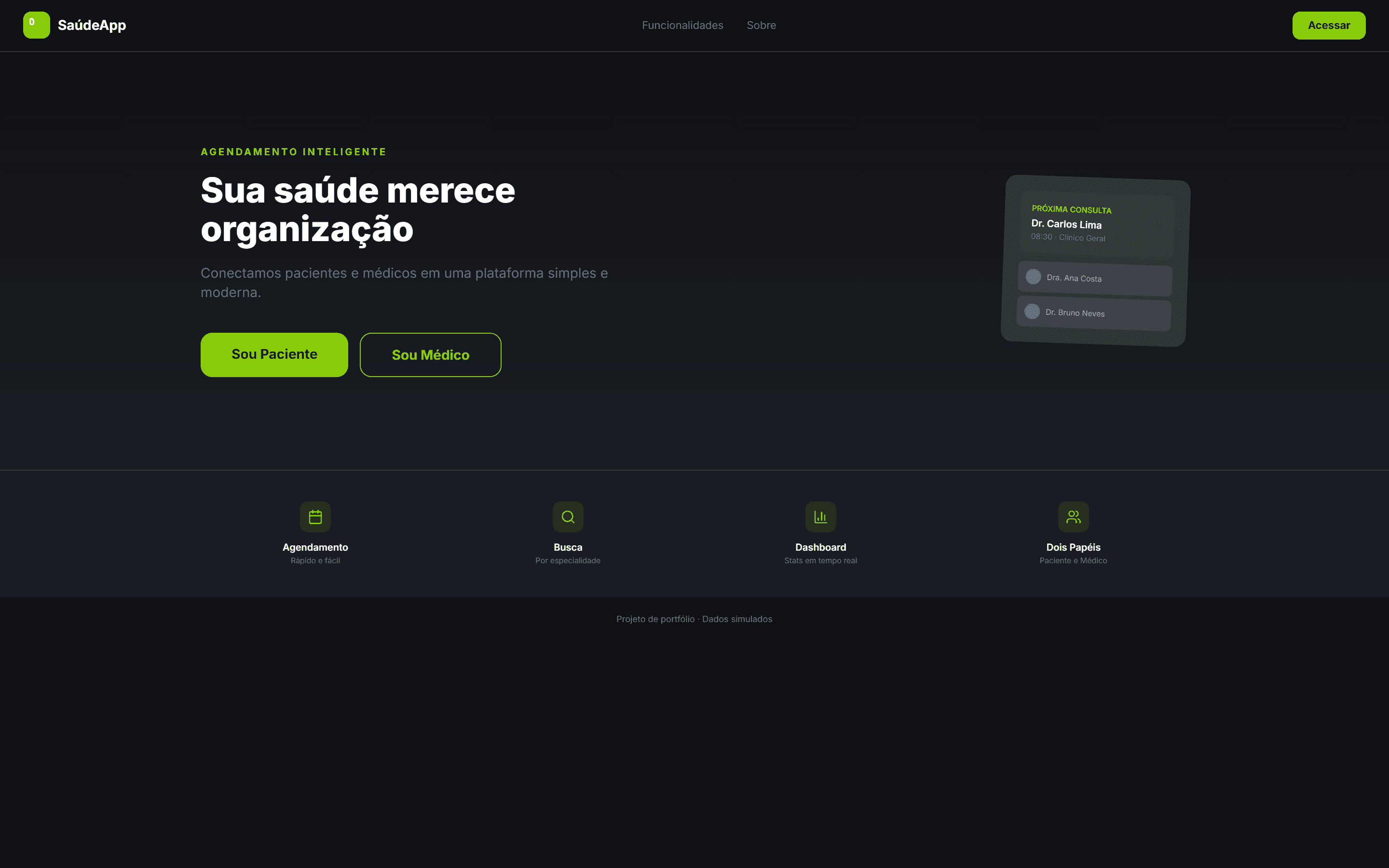 Preview de https://saude-agendamento.vercel.app